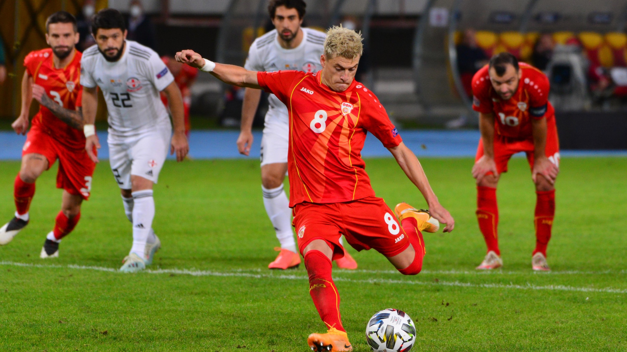 Georgia vs North Macedonia (22:59 – 23/09) | Xem lại trận đấu