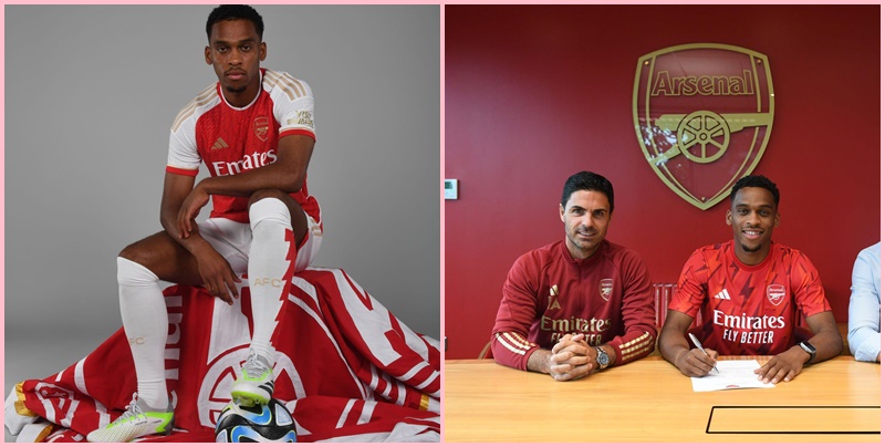 Jurien Timber ra mắt Arsenal Jurien Timber ra mắt Arsenal